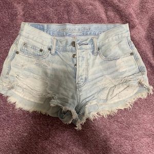 Denim shorts